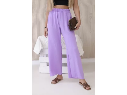 Volné kalhoty Antoinette fialové
