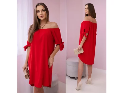 Volné letní šaty Hallie červené