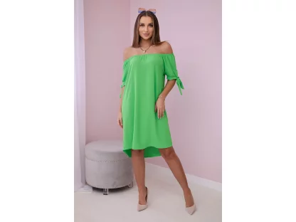 Volné letní šaty Hallie světle zelené