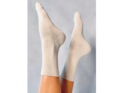 Vysoké ponožky Orna nude