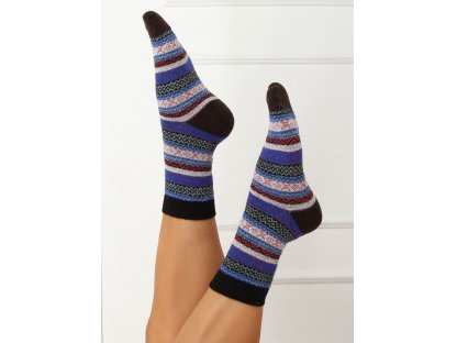Vysoké vzorované ponožky Gwendolen