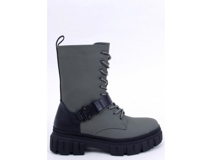 Workery s páskem Love khaki