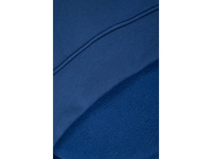 Zateplená oversize dlouhá mikina Chita džínově modrá