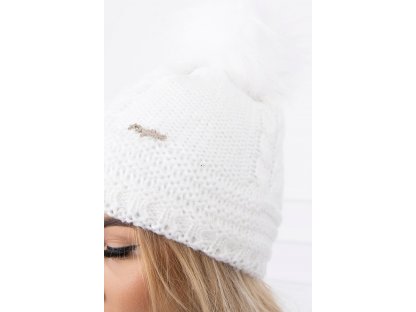Zateplená zimní čepice Primrose bílá
