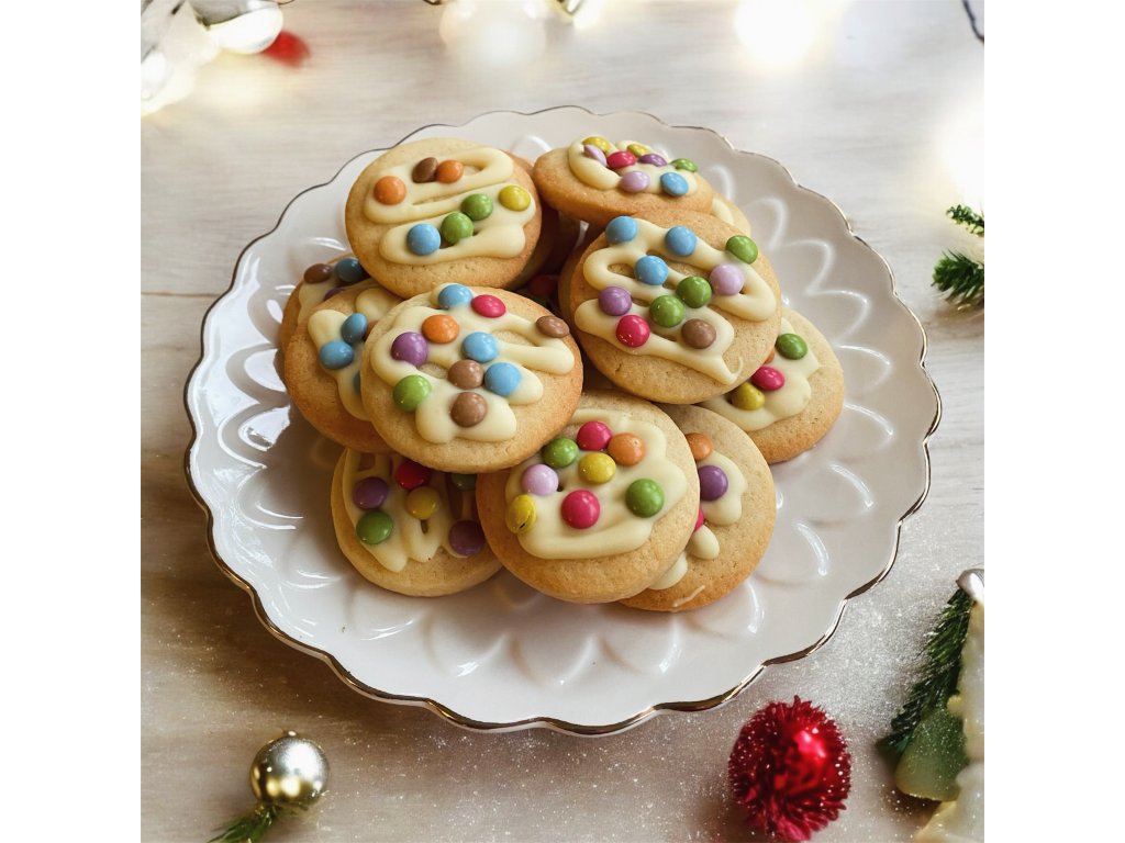 Cookies s lentilkami 