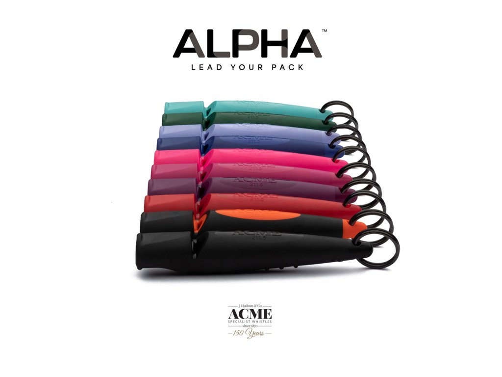 ACME ALPHA 211.5 Hundepfeife, verschiedene Farben.