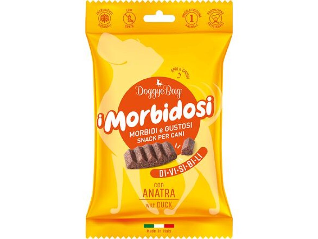 BALENÍ 6 ks – DoggyeBag I Morbidosi s kachním masem 90 g