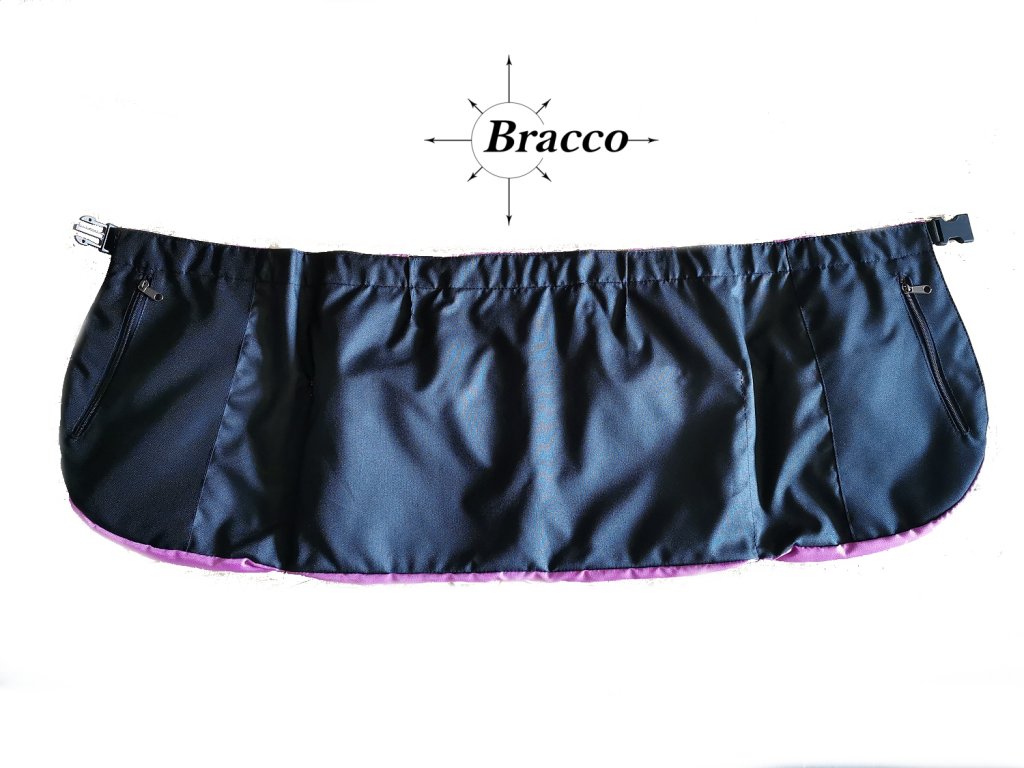 Bracco training skirt /Kilt- different sizes, black / purple