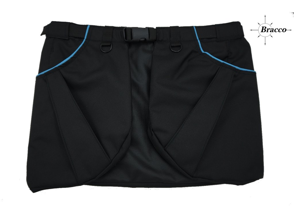 Bracco Trainingsrock / Kilt - verschiedene Größen, schwarz/blau