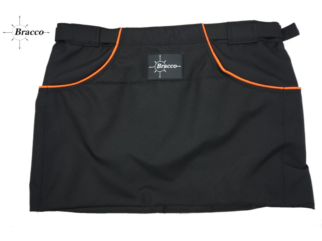 Bracco Trainingsrock / Kilt- verschiedene Größen, schwarz/orange