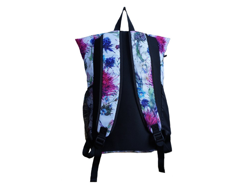 Bracco Backpack Active- white/ flowers 