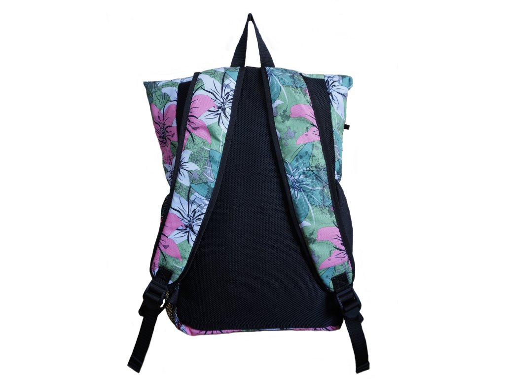 Bracco Rucksack Active- grün/Blumen