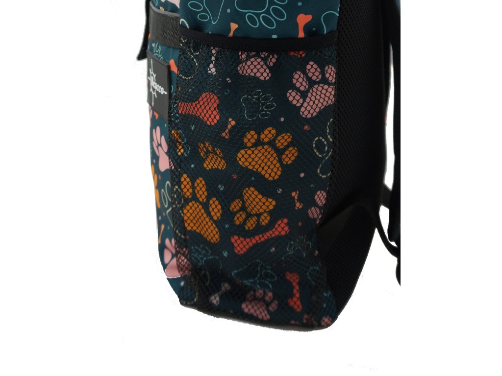 Bracco Backpack Active- green/paws