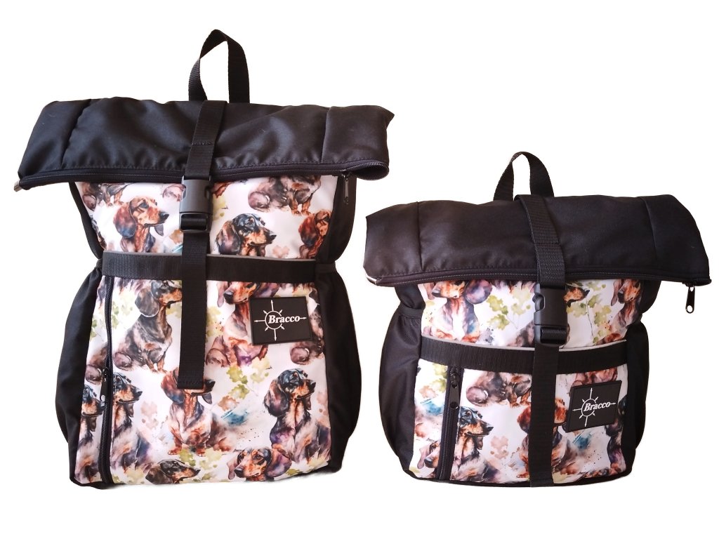 Bracco Batoh UrbanTrail- Jezevčík, různé velikosti a varianty.