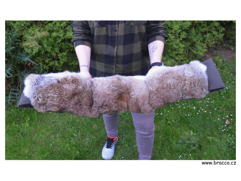 Bracco full fur three-part fillable dummy with rabbit fur – two sizes.