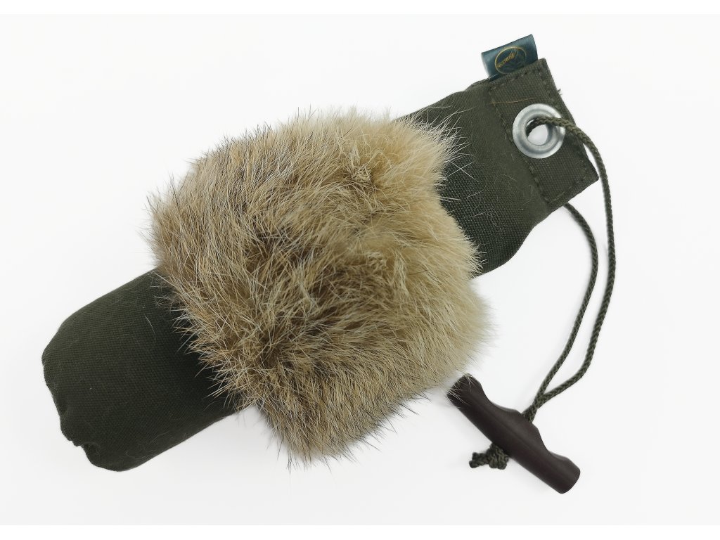 Bracco Dummy khaki s kožešinou, váhy 70 g, 80 g,  150 g, 250 g, 500 g, 1000 g, premium quality