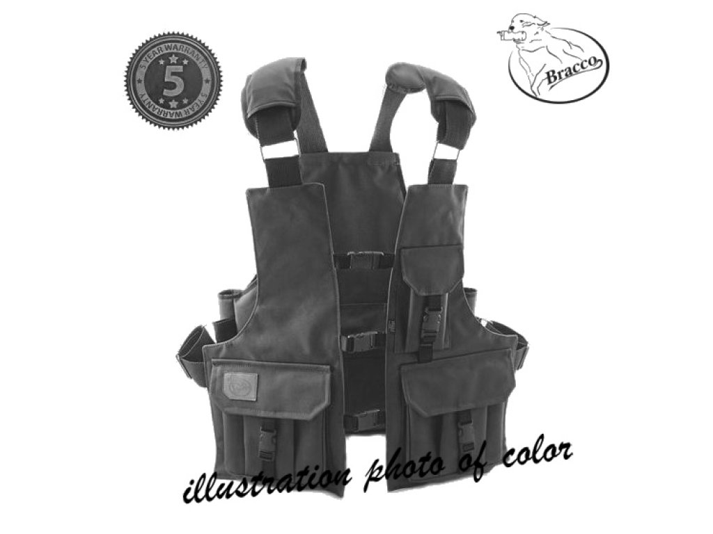 Bracco Dummy Vest Profi Comfort black polyamide, various sizes.