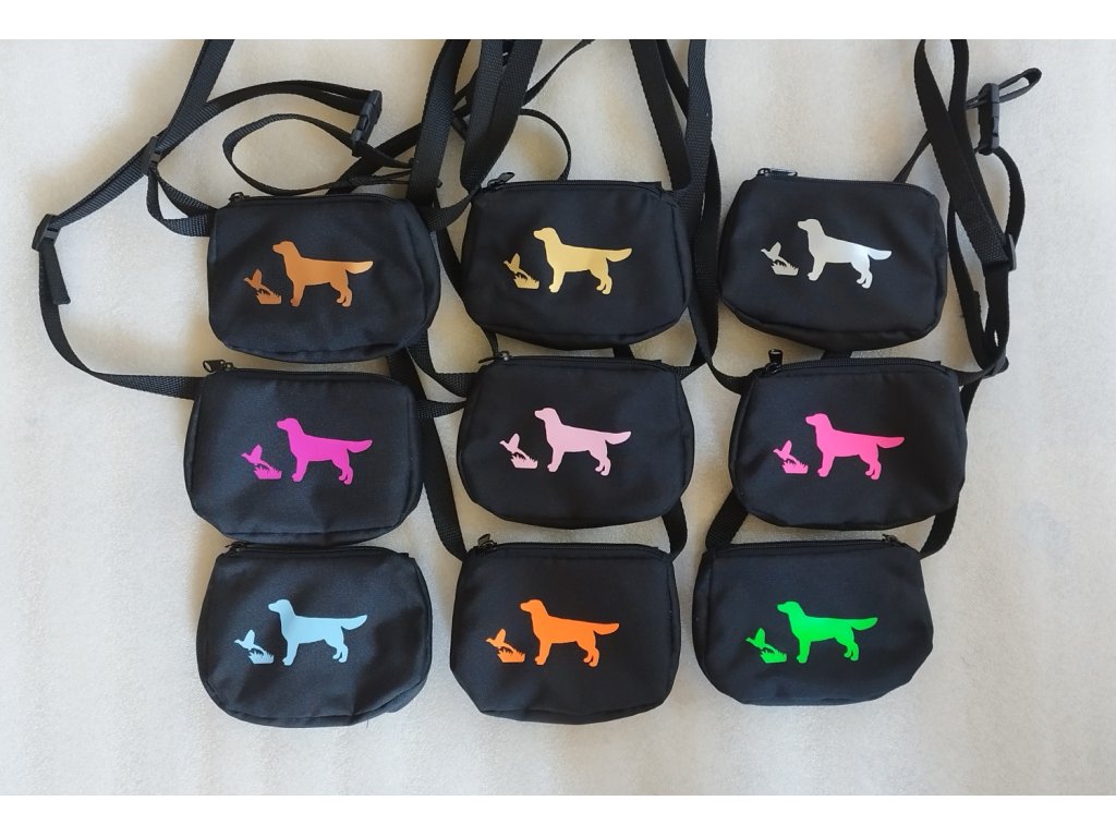 Bracco bag for treats or other things, size M- Golden Retriever, different colors