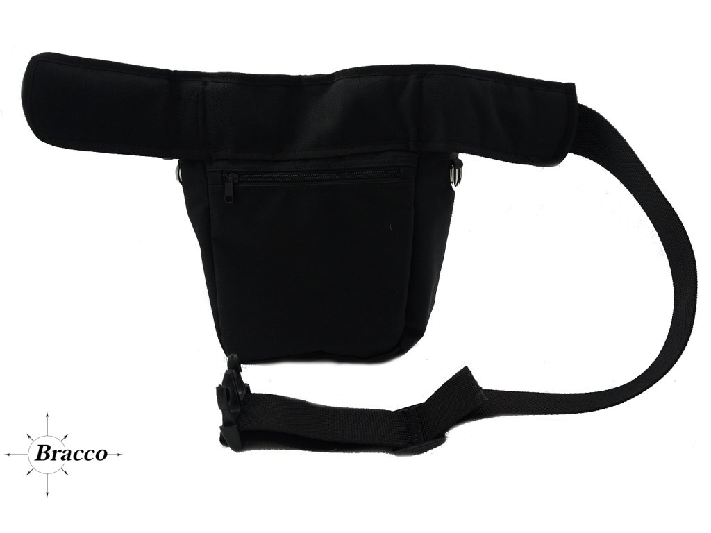 Bracco dog training belt Multi Open, black.