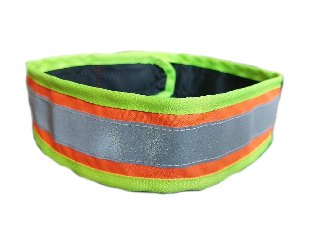 Bracco Reflective Collar Band, Velcro- orange