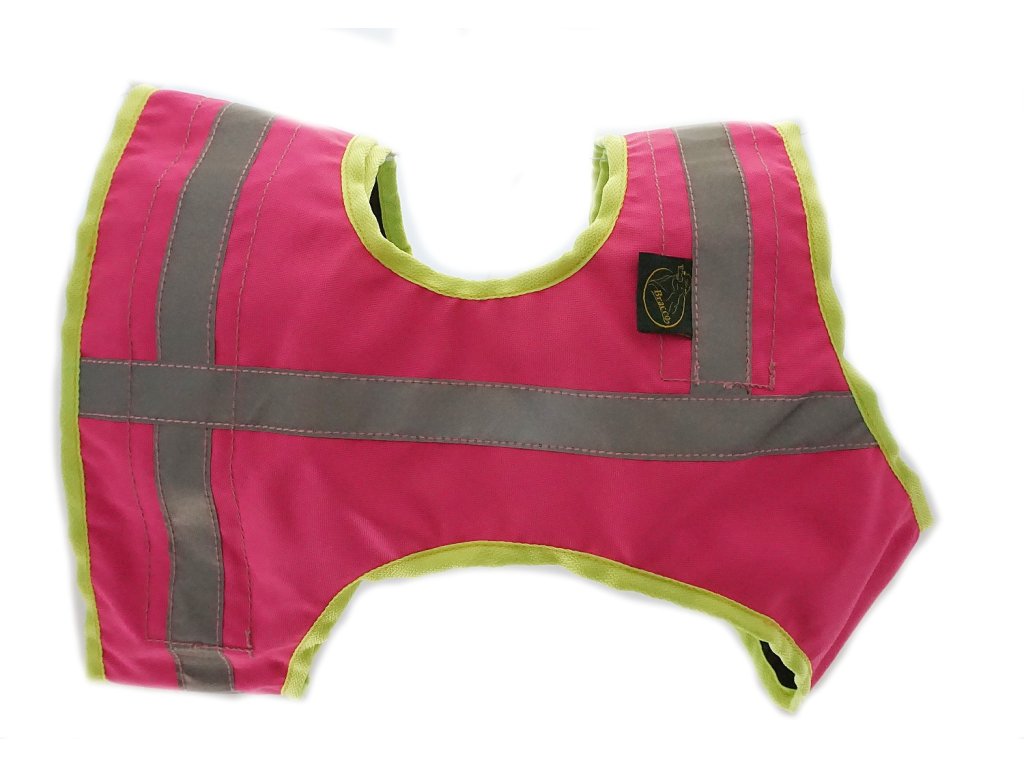 Bracco Signal vest for hunting dog, pink- possibility of phone number, name, GPS pocket  etc.