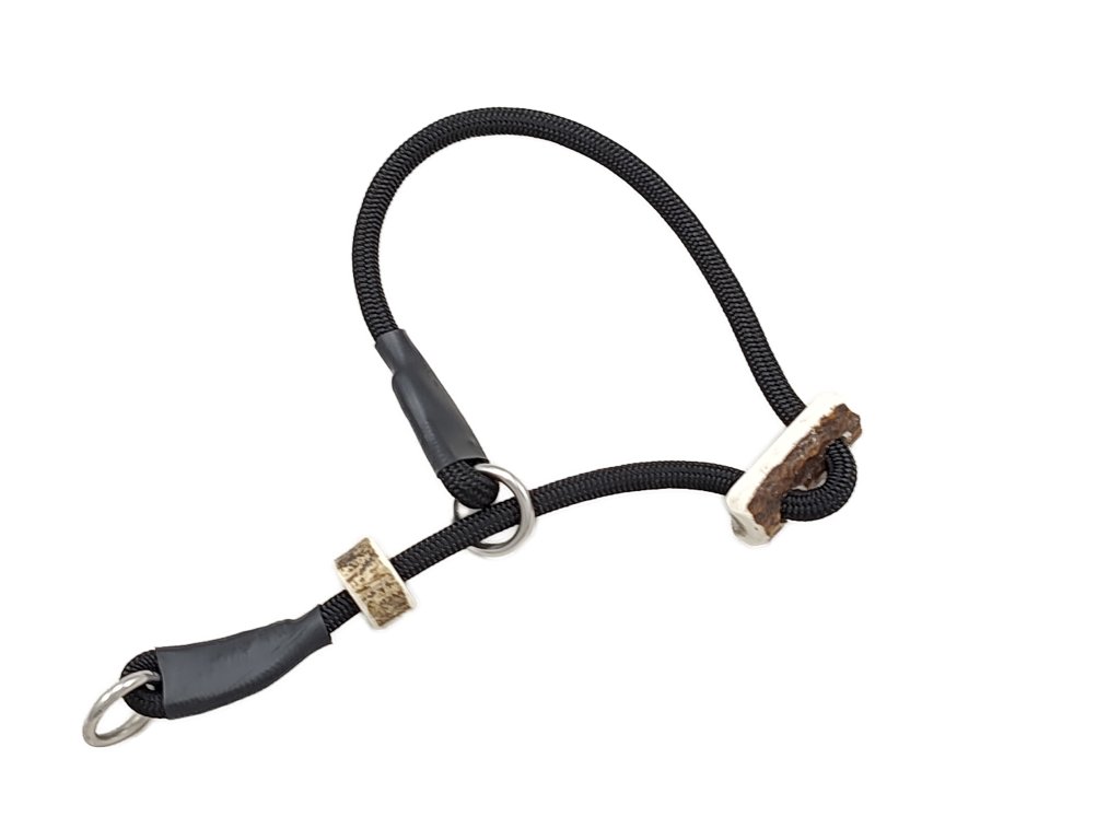 Bracco polo-stahovací obojek pro psa s parohovou zarážkou 6.0 mm