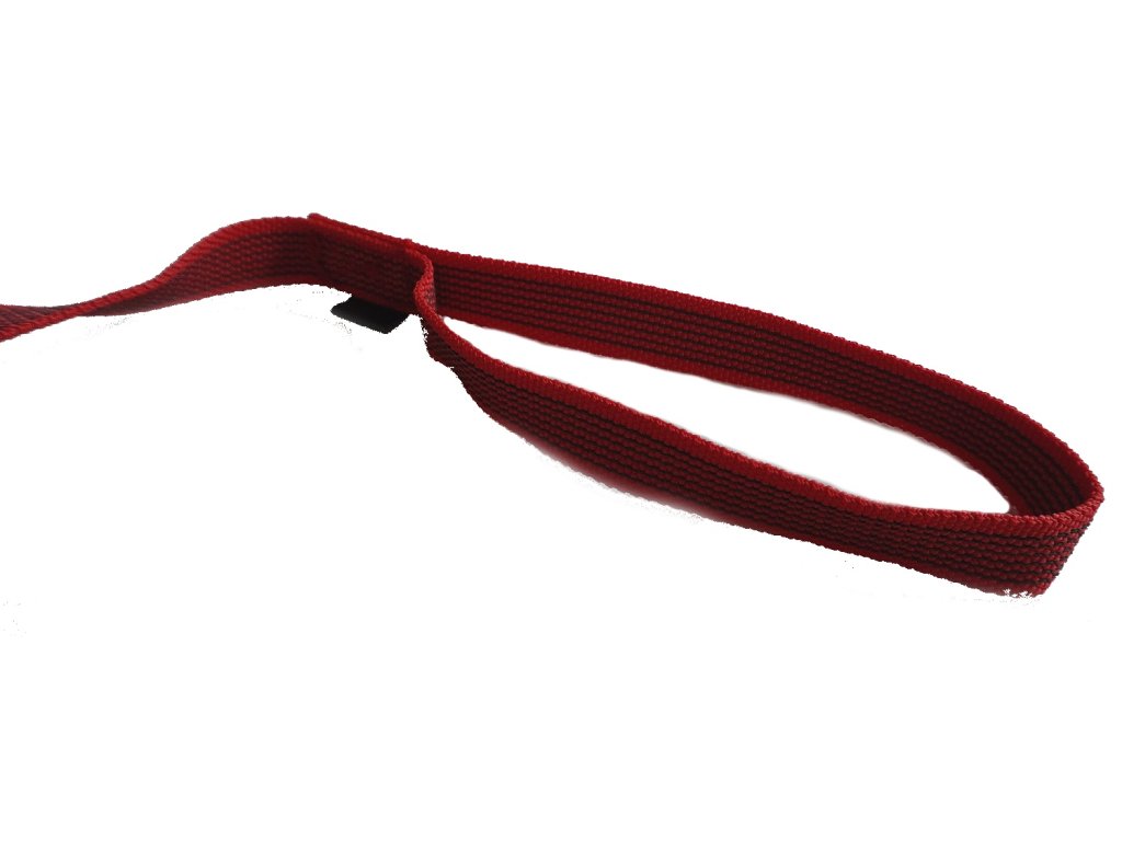 Bracco check cords with anti-slip, different lengths and types, red.