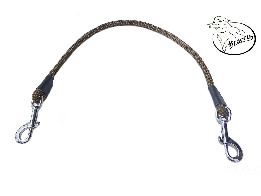 Bracco Variable dog leash, part with carabine 80 cm, various colours / 3 YEAR WARRANTY.