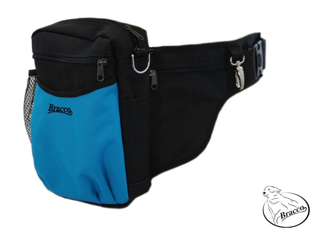 Bracco dog training belt Multi, black/blue.