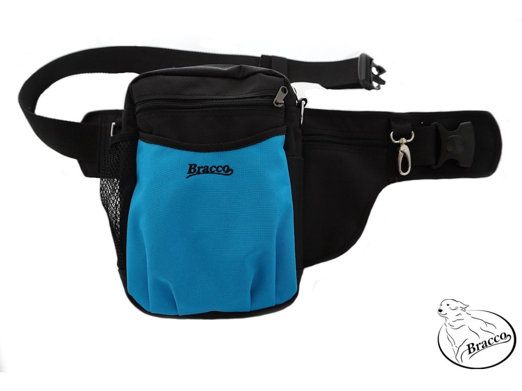 Bracco dog training belt Multi, black/blue.