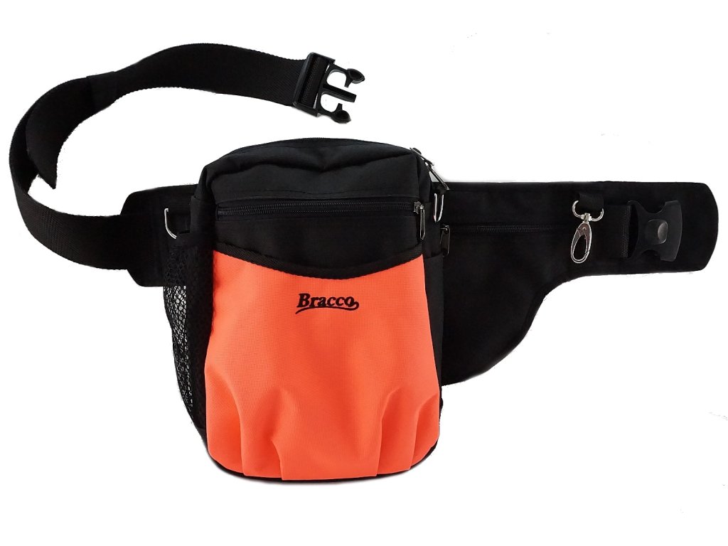 Bracco dog training belt Multi, black/orange