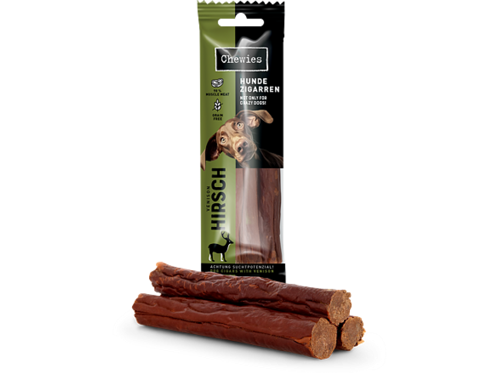 Chewies Hundezigarren Venison 75 g