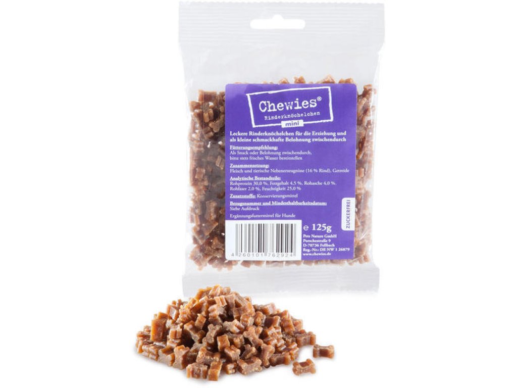 Chewies Mini Rinderknöchelchen - hovězí 125g