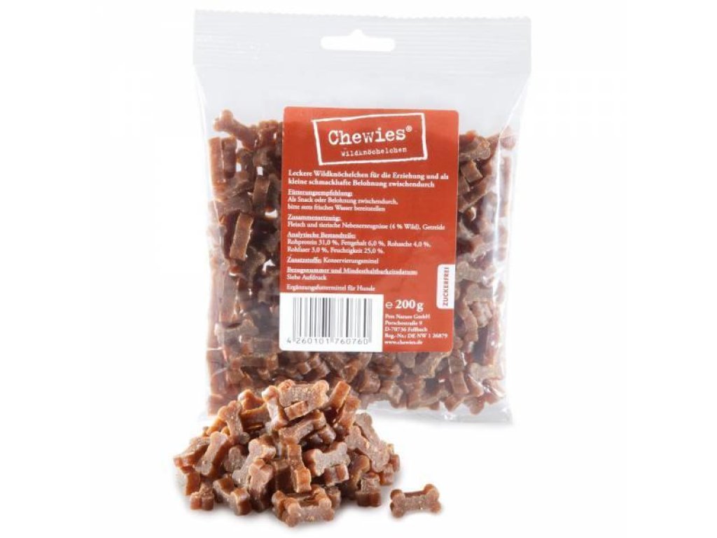 Chewies Wildknöchelchen - with Wild 200 g