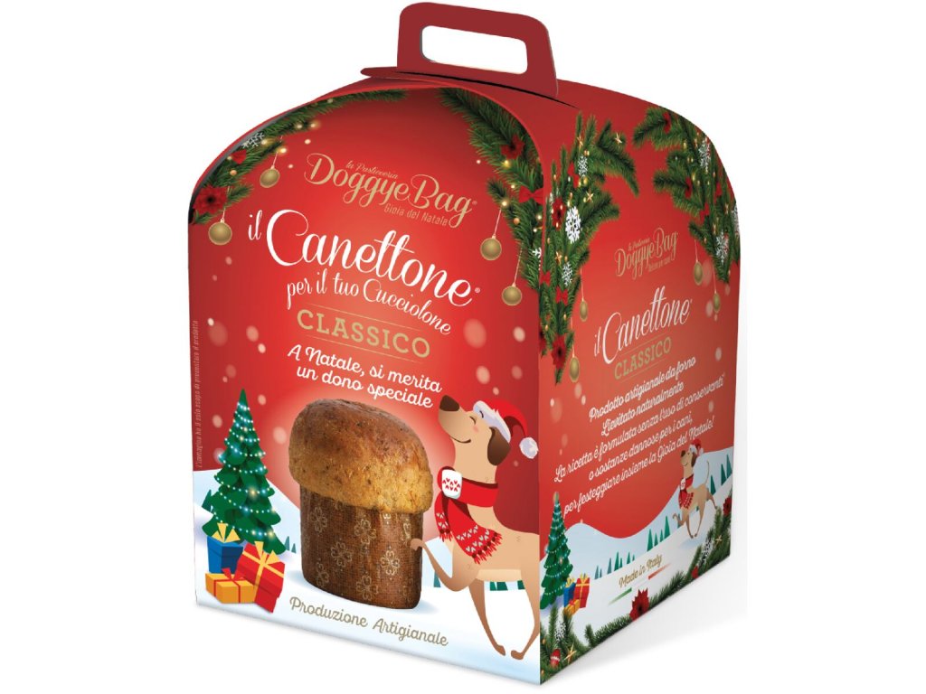 DoggyeBag Canettone Classico Vánoční dezert pro psy 125 g