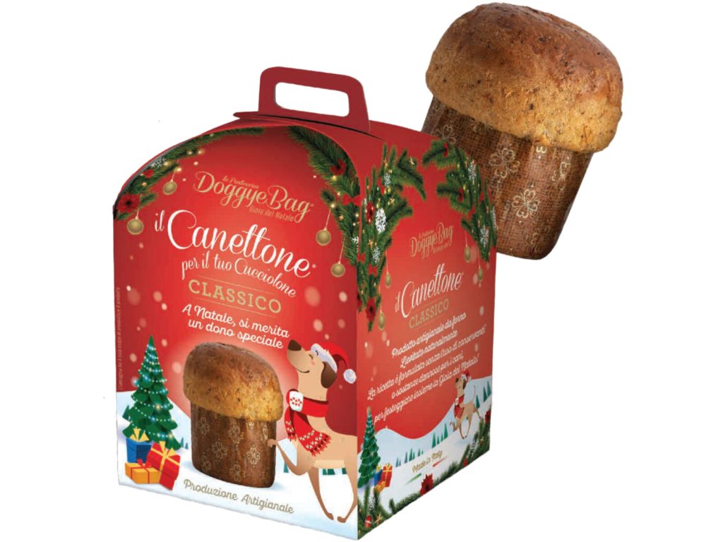 DoggyeBag Canettone Classico Vánoční dezert pro psy 125 g