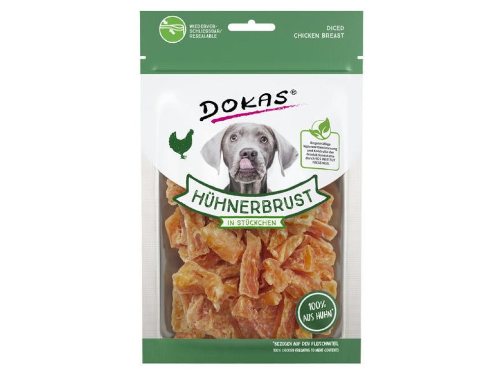 Dokas - Kuřecí prsa kousky 70 g