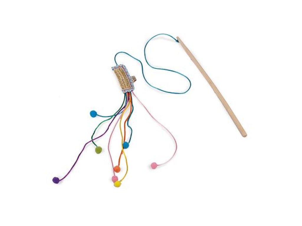 AFP Whisker Fiesta Wand Fire Cracker – with catnip