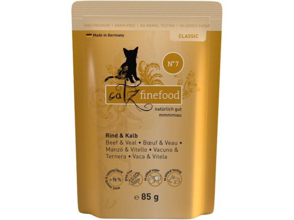 Catz Finefood No.7 – Beef and Calf 85 g