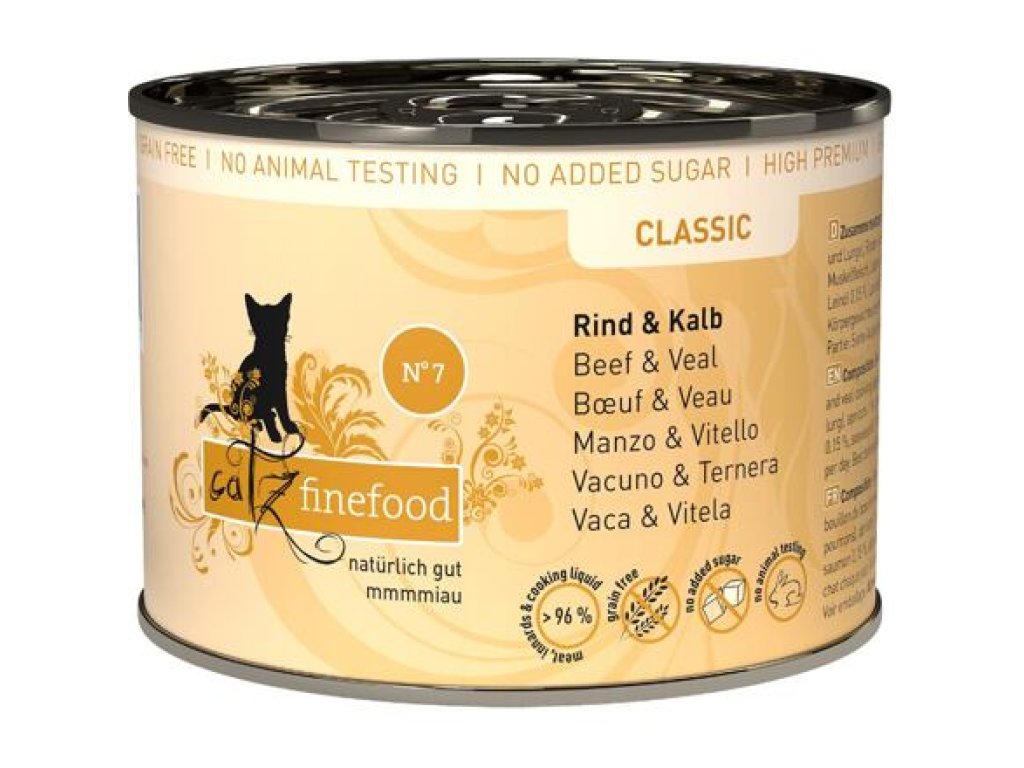 Catz Finefood No.7 – Beef and Calf 200 g