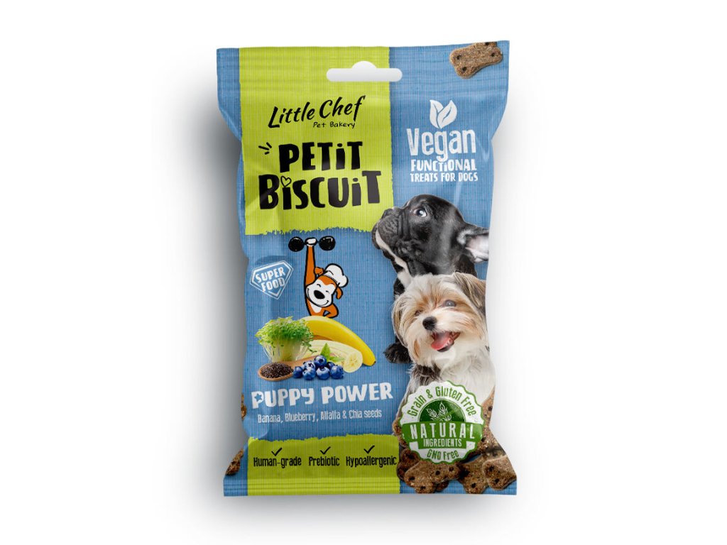 Little Chef Pettit Biscuit Grain Free – Puppy Power 100 g