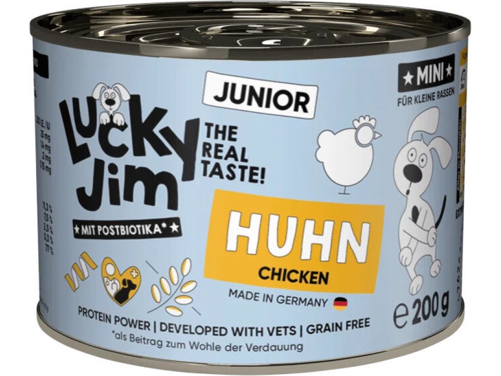 Lucky Jim Classic MINI Junior s kuřecím masem 200 g