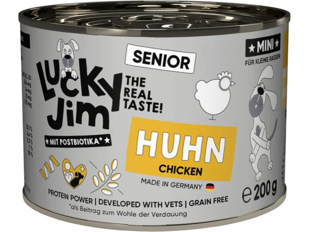Lucky Jim Classic MINI Senior s kuřecím masem 200 g