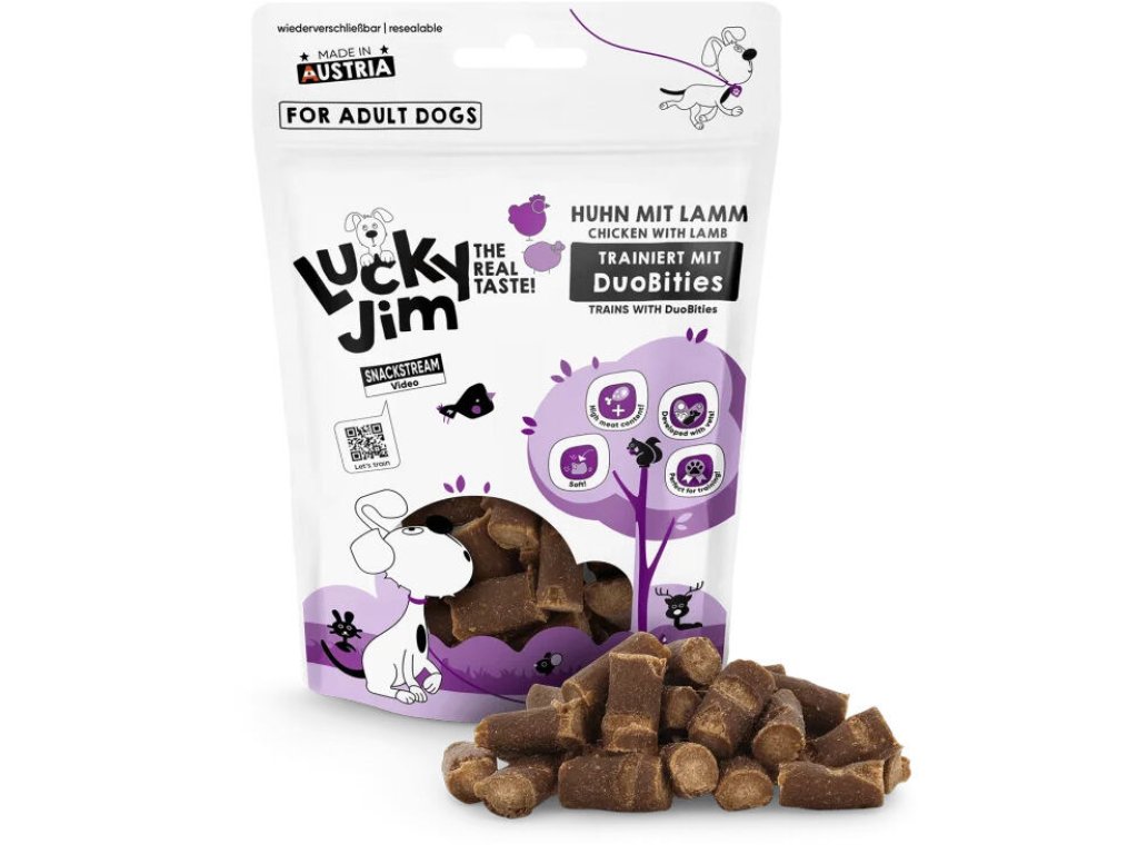 Lucky Jim DuoBities kuře s jehněčím 70 g