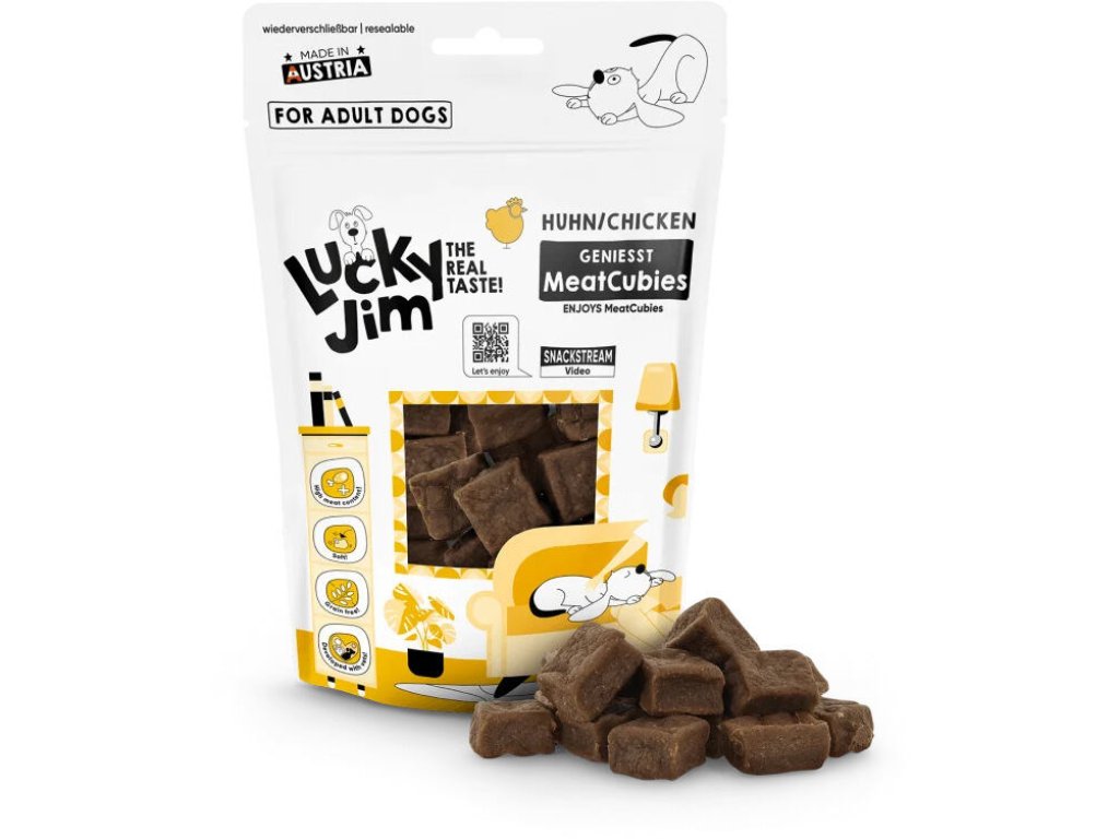 Lucky Jim MeatCubies kuře 70 g