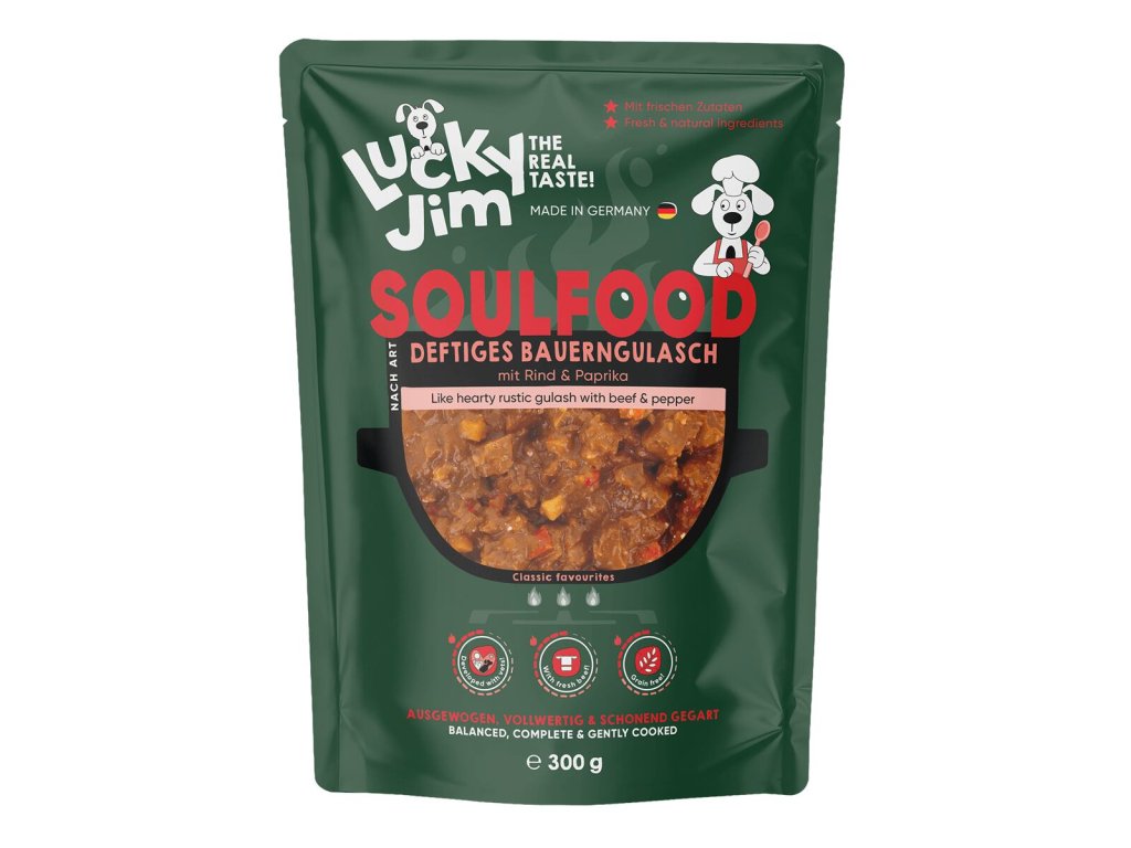 Lucky Jim Soulfood Bauerngulasch Hovězí guláš s paprikou 300 g