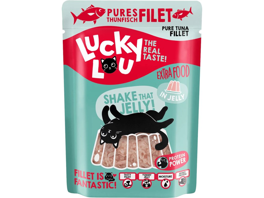 Lucky Lou Extra Food Filet z tuňáka v želé 70 g