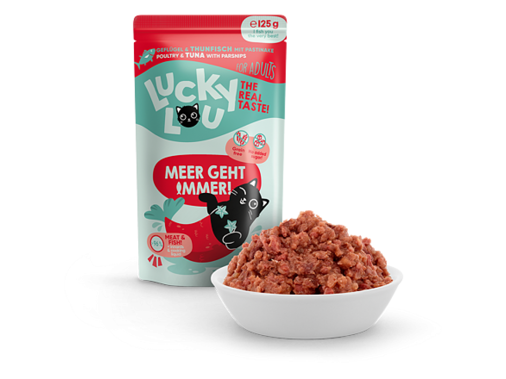 Lucky Lou Lifestage Adult s drůbežím masem a tuňákem 125 g