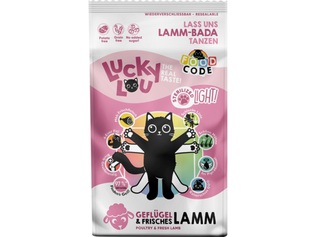 Lucky Lou Light Poultry & Fresh Lamb 1,7 kg