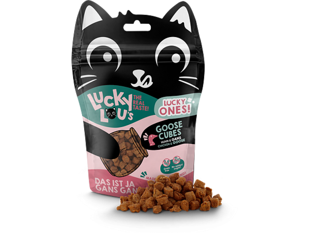 Lucky Lou Lucky Ones Cubes kuřecí a husa 80 g